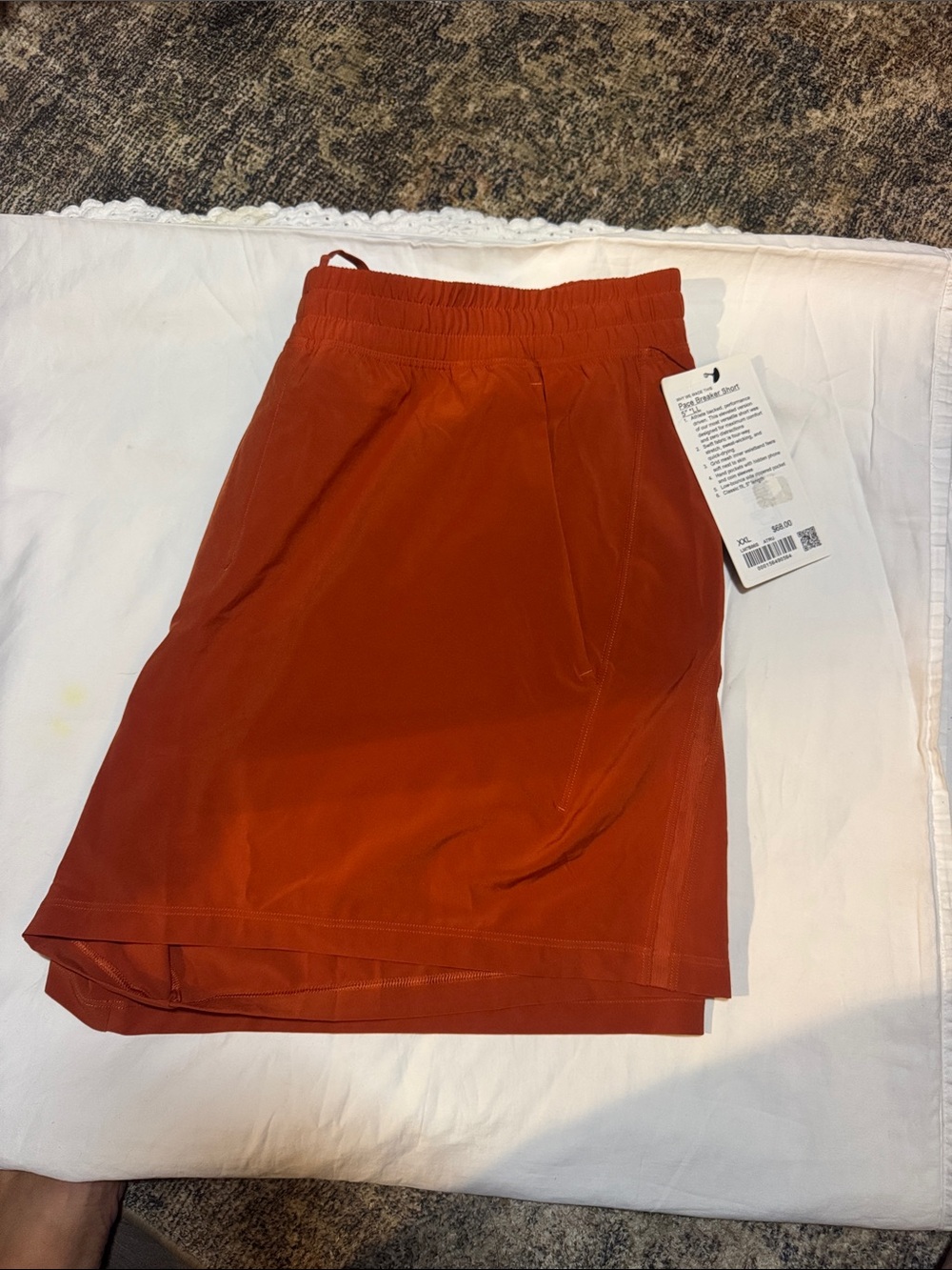 2x. lululemon athletica Men's Athletic Shorts - Rust Orange#218